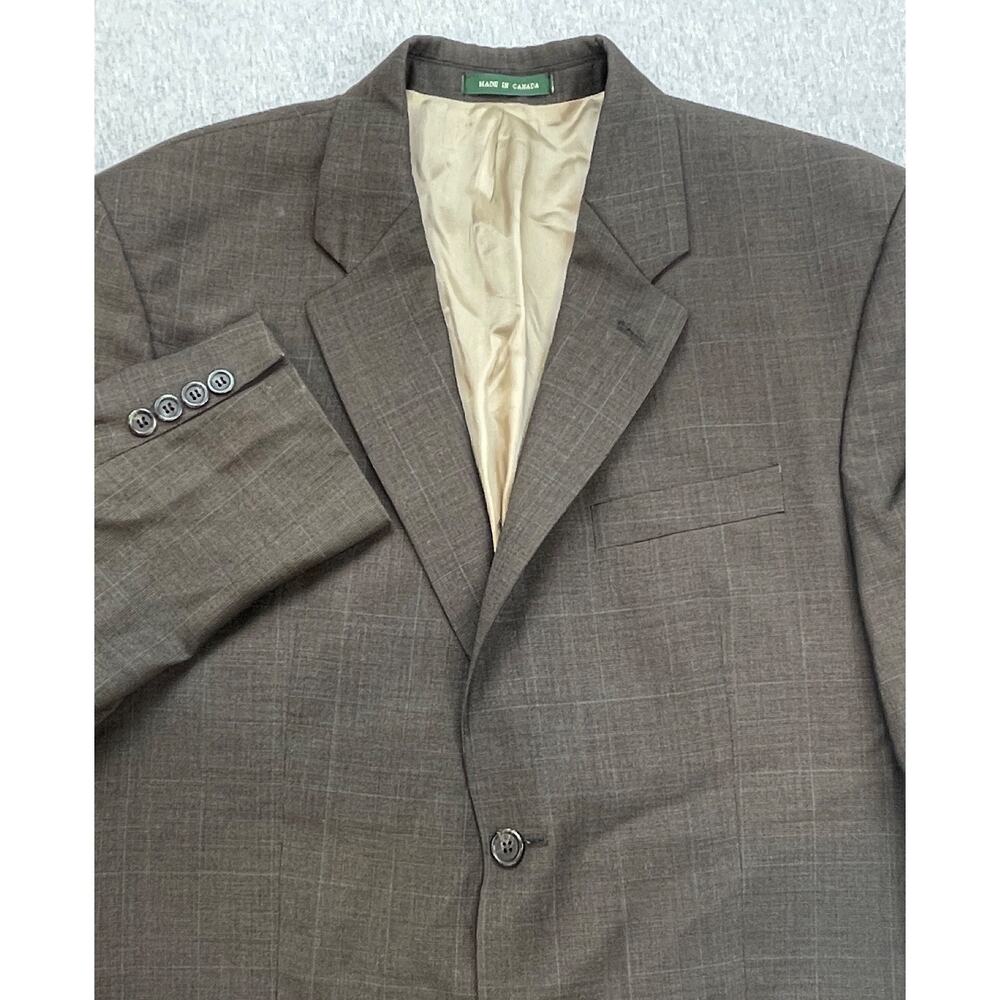 Lauren Ralph Lauren Blazer Mens 42R Plaid 100% Wool 2-Button Single Breasted